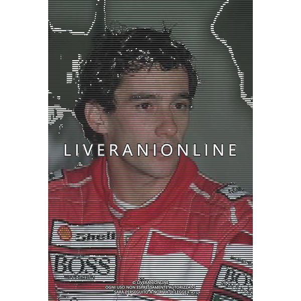  AYRTON SENNA Brazilian Formula 1 Racing Driver COMPULSORY CREDIT: Talking Sport/Photoshot Photo UIW 002425/B-07 13.07.1991 ©PHOTOSHOT/AGENZIA ALDO LIVERANI SAS - ITALY ONLY - EDITORIAL USE ONLY