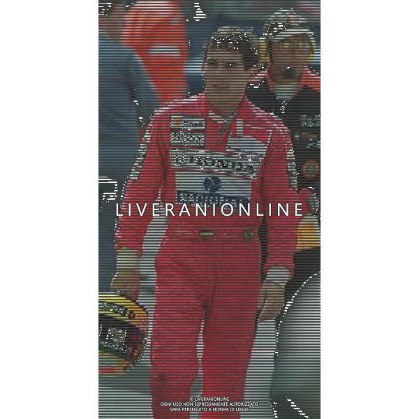 AYRTON SENNA BRAZIL MCLAREN HONDA BRITISH GRAND PRIX SILVERSTONE 14/07/92 PHOTO FOTOSPORTS INTERNATIONAL ©PHOTOSHOT/AGENZIA ALDO LIVERANI SAS - ITALY ONLY - EDITORIAL USE ONLY