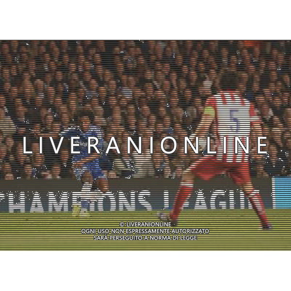  Willian as Atletico Madrid win 3-1 against Chelsea in the Semi Final second leg, held at Stamford Bridge, London on Wednesday April 30, 2014. AG ALDO LIVERANI SAS ONLY ITALY