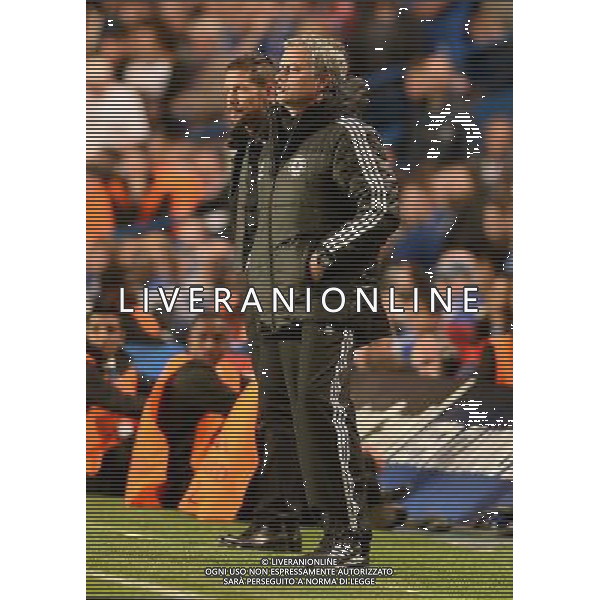  Jose Mourinho and Diego Simone on the touchline as Atletico Madrid win 3-1 against Chelsea in the Semi Final second leg, held at Stamford Bridge, London on Wednesday April 30, 2014. AG ALDO LIVERANI SAS ONLY ITALY