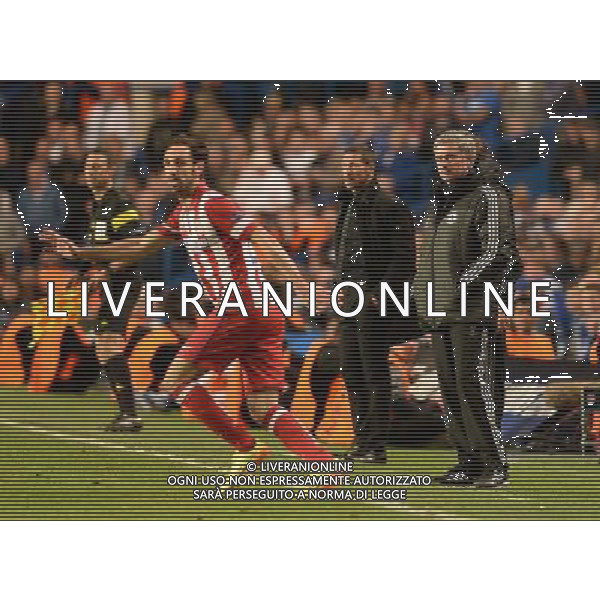 Atletico Madrid win 3-1 against Chelsea in the Semi Final second leg, held at Stamford Bridge, London on Wednesday April 30, 2014. AG ALDO LIVERANI SAS ONLY ITALY
