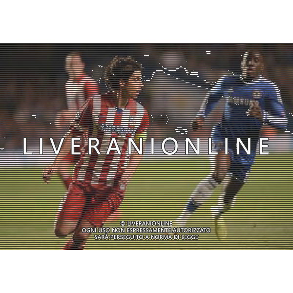  Atletico Madrid win 3-1 against Chelsea in the Semi Final second leg, held at Stamford Bridge, London on Wednesday April 30, 2014. AG ALDO LIVERANI SAS ONLY ITALY