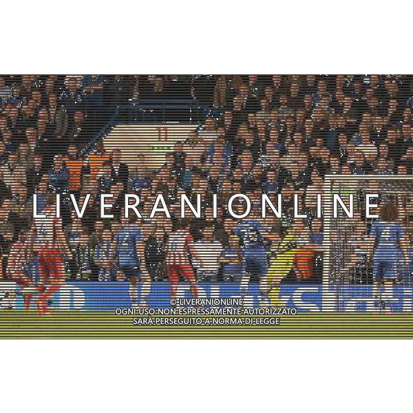  Atletico Madrid win 3-1 against Chelsea in the Semi Final second leg, held at Stamford Bridge, London on Wednesday April 30, 2014. AG ALDO LIVERANI SAS ONLY ITALY