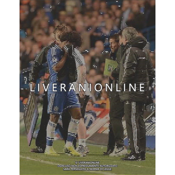  Atletico Madrid win 3-1 against Chelsea in the Semi Final second leg, held at Stamford Bridge, London on Wednesday April 30, 2014. AG ALDO LIVERANI SAS ONLY ITALY