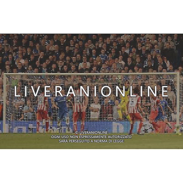  Atletico Madrid win 3-1 against Chelsea in the Semi Final second leg, held at Stamford Bridge, London on Wednesday April 30, 2014. AG ALDO LIVERANI SAS ONLY ITALY