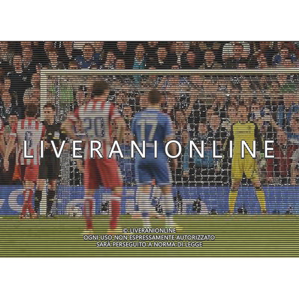  Atletico Madrid win 3-1 against Chelsea in the Semi Final second leg, held at Stamford Bridge, London on Wednesday April 30, 2014. AG ALDO LIVERANI SAS ONLY ITALY