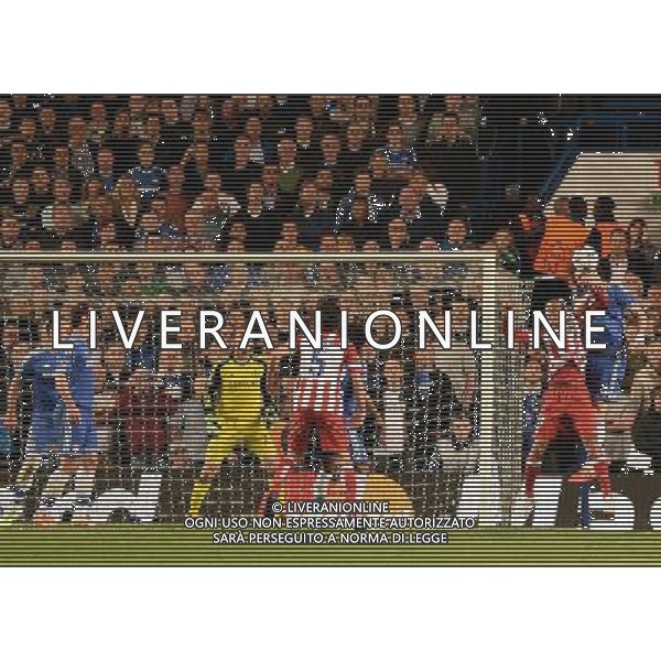  Atletico Madrid win 3-1 against Chelsea in the Semi Final second leg, held at Stamford Bridge, London on Wednesday April 30, 2014. AG ALDO LIVERANI SAS ONLY ITALY