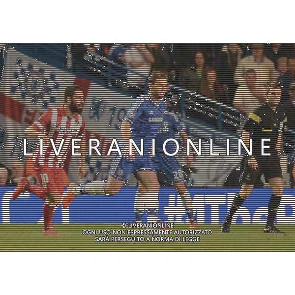  Atletico Madrid win 3-1 against Chelsea in the Semi Final second leg, held at Stamford Bridge, London on Wednesday April 30, 2014. AG ALDO LIVERANI SAS ONLY ITALY