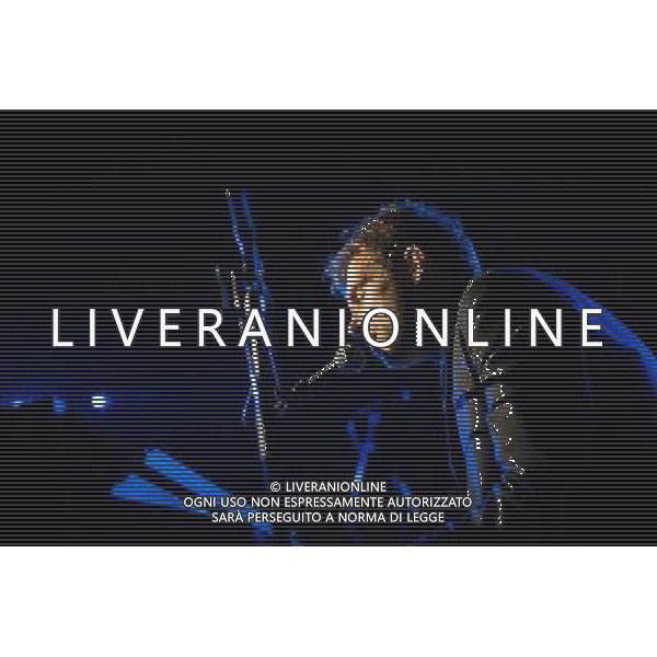 Damon Albarn performs at Rivoli Ballroom, Brockley, London on 30 April 2014. Damon is a solo singer/songwriter/musician as well as front man and vocalist of Britpop band Blur as well as virtual band Gorillaz AG ALDO LIVERANI SAS ONLY ITALY