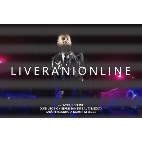 Damon Albarn performs at Rivoli Ballroom, Brockley, London on 30 April 2014. Damon is a solo singer/songwriter/musician as well as front man and vocalist of Britpop band Blur as well as virtual band Gorillaz AG ALDO LIVERANI SAS ONLY ITALY