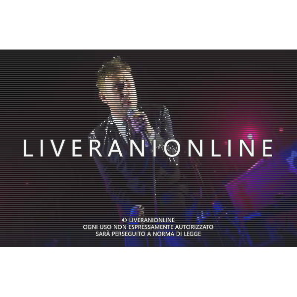 Damon Albarn performs at Rivoli Ballroom, Brockley, London on 30 April 2014. Damon is a solo singer/songwriter/musician as well as front man and vocalist of Britpop band Blur as well as virtual band Gorillaz AG ALDO LIVERANI SAS ONLY ITALY