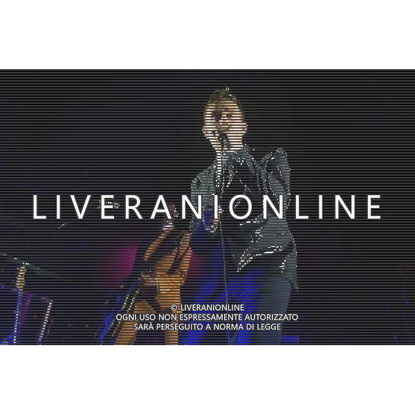Damon Albarn performs at Rivoli Ballroom, Brockley, London on 30 April 2014. Damon is a solo singer/songwriter/musician as well as front man and vocalist of Britpop band Blur as well as virtual band Gorillaz AG ALDO LIVERANI SAS ONLY ITALY