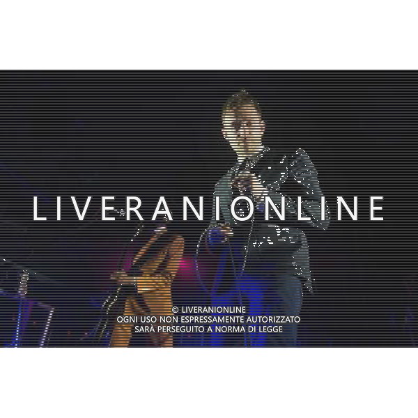 Damon Albarn performs at Rivoli Ballroom, Brockley, London on 30 April 2014. Damon is a solo singer/songwriter/musician as well as front man and vocalist of Britpop band Blur as well as virtual band Gorillaz AG ALDO LIVERANI SAS ONLY ITALY