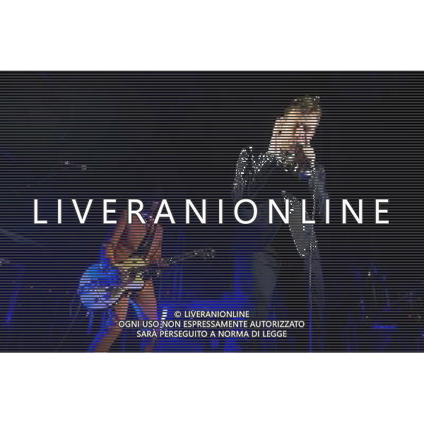 Damon Albarn performs at Rivoli Ballroom, Brockley, London on 30 April 2014. Damon is a solo singer/songwriter/musician as well as front man and vocalist of Britpop band Blur as well as virtual band Gorillaz AG ALDO LIVERANI SAS ONLY ITALY