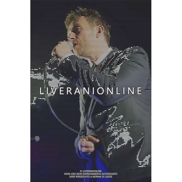 Damon Albarn performs at Rivoli Ballroom, Brockley, London on 30 April 2014. Damon is a solo singer/songwriter/musician as well as front man and vocalist of Britpop band Blur as well as virtual band Gorillaz AG ALDO LIVERANI SAS ONLY ITALY
