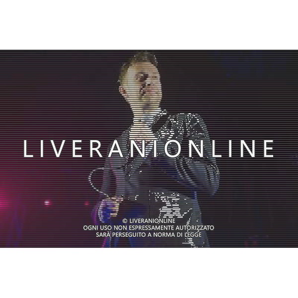 Damon Albarn performs at Rivoli Ballroom, Brockley, London on 30 April 2014. Damon is a solo singer/songwriter/musician as well as front man and vocalist of Britpop band Blur as well as virtual band Gorillaz AG ALDO LIVERANI SAS ONLY ITALY