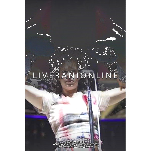 Picture By: Chris Casella / Retna Pictures - Arcade Fire - Live act performing at Schottenstein Arena in Columbus, Oh - April 29, 2014. AG ALDO LIVERANI SAS ONLY ITALY