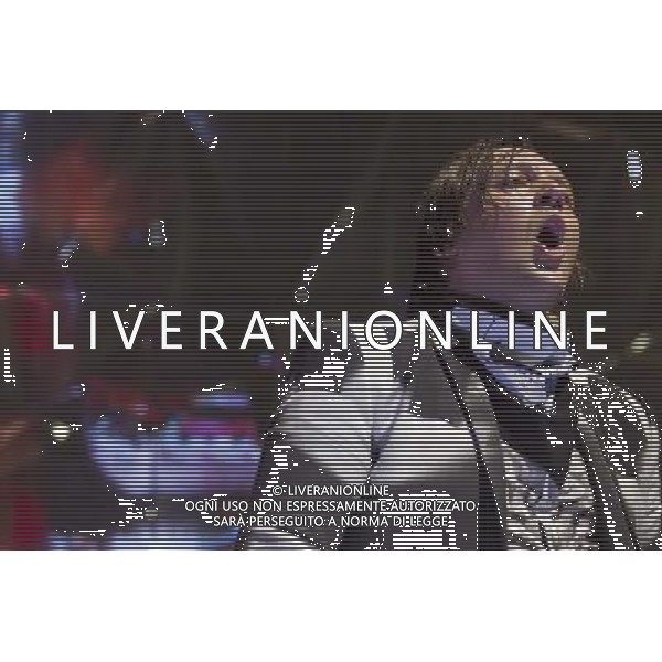 Picture By: Chris Casella / Retna Pictures - Arcade Fire - Live act performing at Schottenstein Arena in Columbus, Oh - April 29, 2014. AG ALDO LIVERANI SAS ONLY ITALY