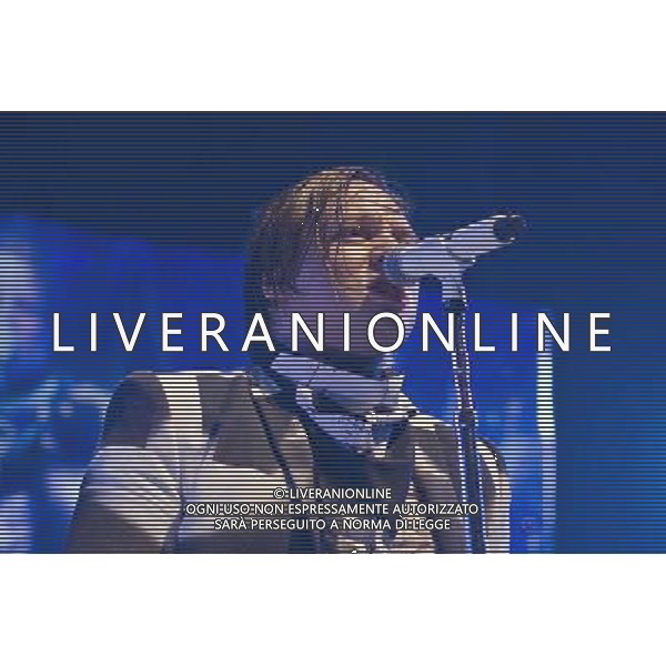 Picture By: Chris Casella / Retna Pictures - Arcade Fire - Live act performing at Schottenstein Arena in Columbus, Oh - April 29, 2014. AG ALDO LIVERANI SAS ONLY ITALY