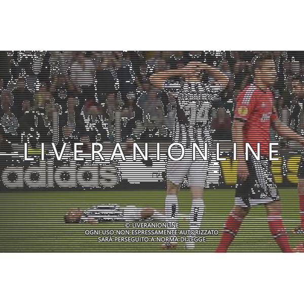 Juventus - Benfica Uefa Europa League Semifinali di Ritorno Federico Tardito/Agenzia Aldo Liverani Sas Nella foto delusione Juve AG ALDO LIVERANI SAS ONLY ITALY