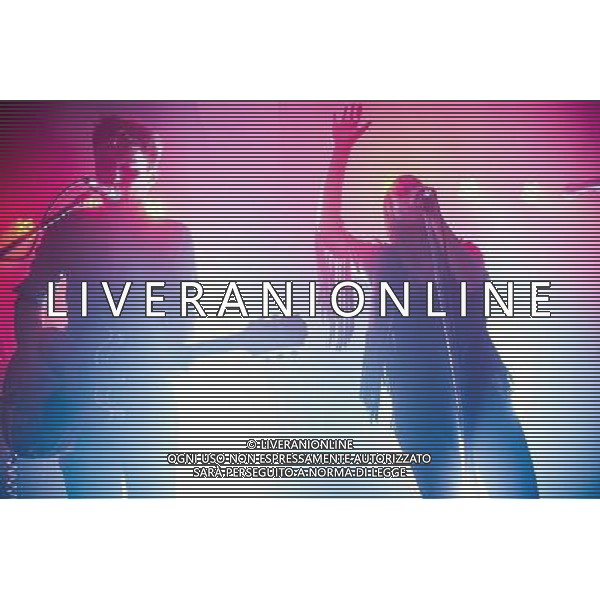 Warwickshire band Coves perform at The Lexington, King\'s Cross, London, England, UK on 1st May 2014. The band consists of John Ridgard (instruments) and Beck Wood (vocals). AG ALDO LIVERANI SAS ONLY ITALY