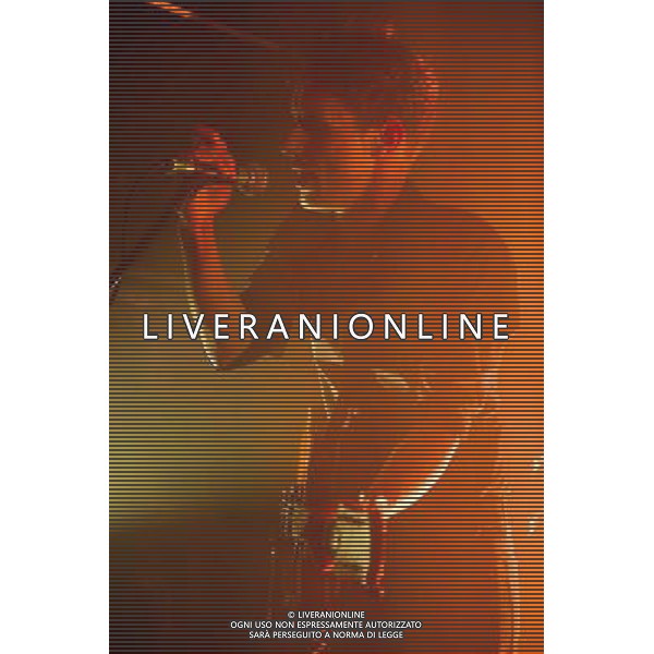 John Ridgard of Warwickshire band Coves performing at The Lexington, King\'s Cross, London, England, UK on 1st May 2014. AG ALDO LIVERANI SAS ONLY ITALY