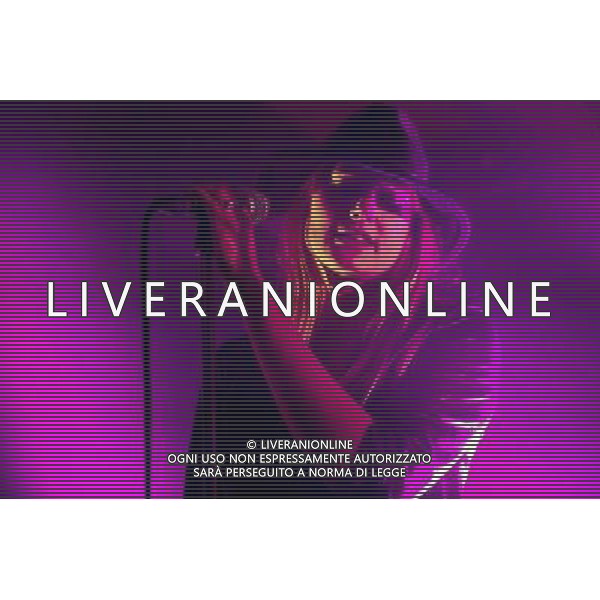 Beck Wood of Warwickshire band Coves performing at The Lexington, King\'s Cross, London, England, UK on 1st May 2014. AG ALDO LIVERANI SAS ONLY ITALY
