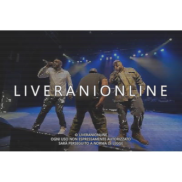 De la Soul - L-R Kelvin Mercer, Posdnuos, Pos - Vincent Lamont Mason Jr., Maseo, P.A. Pasemaster Mase, Plug Three - David Jude Jolicoeur, Trugoy the Dove at O2 Shepherds Bush Empire, London, United Kingdom. Date: 01/05/2014 ©PHOTOSHOT/AGENZIA ALDO LIVERANI SAS - ITALY ONLY - EDITORIAL USE ONLY
