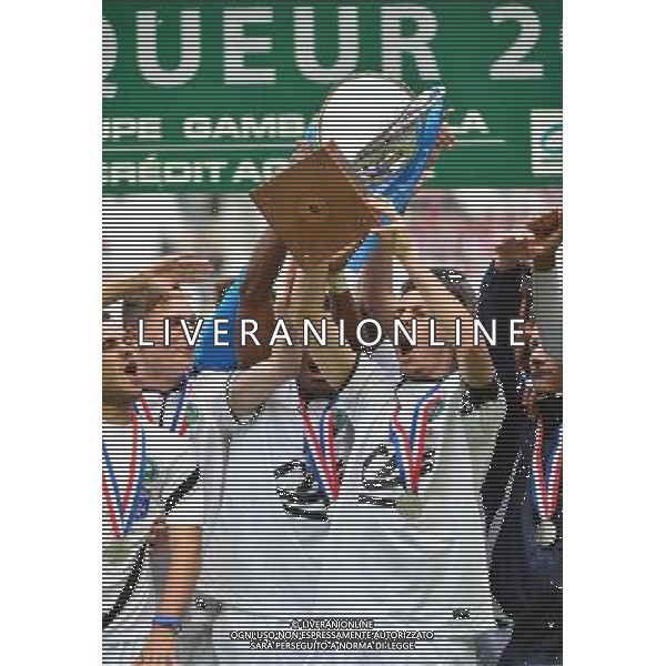 Joie Auxerre - 03.05.2014 - Auxerre / Reims - Finale Coupe Gambardella - Photo : Dave Winter / Icon Sport AG ALDO LIVERANI SAS ONLY ITALY