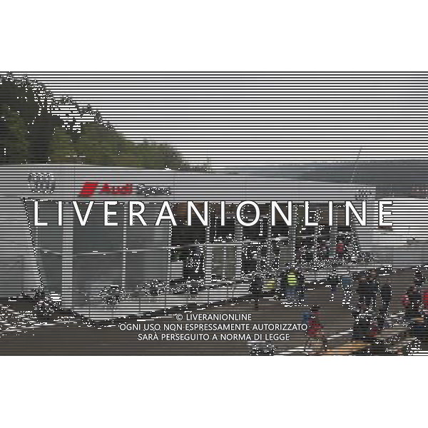 02.05.2014, Circuit de Spa, Francorchamps, BEL, FIA, WEC, 6 Stnden von Spa Francorchamps, im Bild Audi Sport Motorhome // during the 6 Hours of Spa-Francorchamps of FIA World Endurance Championship at the Circuit de Spa in Francorchamps, Belgium on 2014/05/02. EXPA Pictures © 2014, PhotoCredit: EXPA/ Eibner-Pressefoto/ Bermel *****ATTENTION - OUT of GER***** ©photoshot/AGENZIA ALDO LIVERANI SAS - ITALY ONLY - EDITORIAL USE ONLY