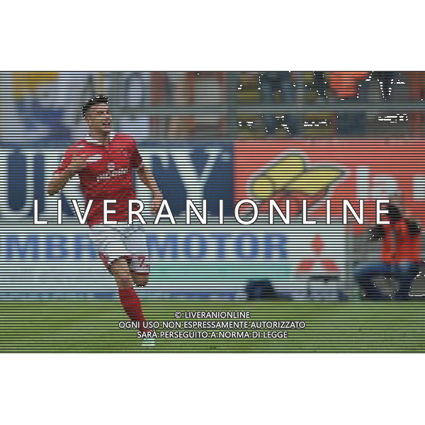 PERUGIA FROSINONE LEGA PRO 04-05-2014 NELLA FOTO ESULTANZA MOSCATI FOTO SETTONCE-AG ALDOL IVERANI SAS