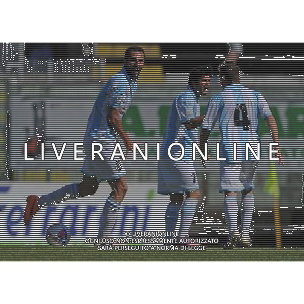 Campionato di Calcio Lega Pro Prima Divisione Girone A 2013/2014 30 Giornata Cremona - 04.05.2014 Cremonese-Virtus Entella Nella Foto:esultanza di troiano michele /Ph.Vitez-Ag. Aldo Liverani