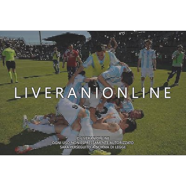 Campionato di Calcio Lega Pro Prima Divisione Girone A 2013/2014 30 Giornata Cremona - 04.05.2014 Cremonese-Virtus Entella Nella Foto:i giocatori dell\'entella esultano /Ph.Vitez-Ag. Aldo Liverani
