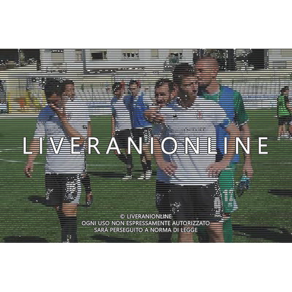 Vercelli 4-05-2014 Stadio Silvio Piola Campionato Lega PRO Prima Divisione girone A - 30å¡ giornata Pro Vercelli - Carrarese nella foto delusione Pro Vercelli a fine gara vista la vittoria della Virtus Entella a Cremona foto Roberto Garavaglia - ag. Aldo Liverani sas
