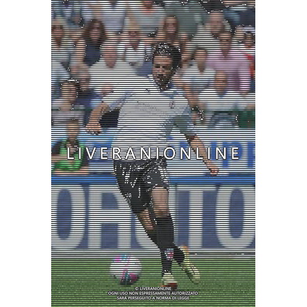 Vercelli 4-05-2014 Stadio Silvio Piola Campionato Lega PRO Prima Divisione girone A - 30å¡ giornata Pro Vercelli - Carrarese nella foto Iemmello foto Roberto Garavaglia - ag. Aldo Liverani sas