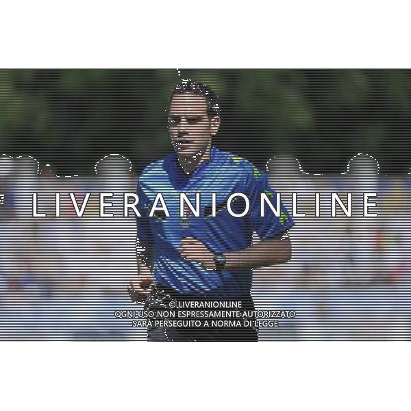 Vercelli 4-05-2014 Stadio Silvio Piola Campionato Lega PRO Prima Divisione girone A - 30å¡ giornata Pro Vercelli - Carrarese nella foto l\'arbitro Valerio Marini foto Roberto Garavaglia - ag. Aldo Liverani sas