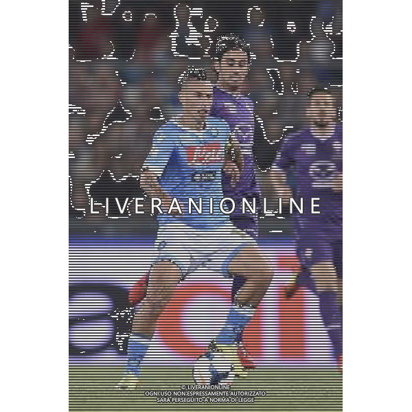 Roma - 03/05/2014 - Stadio Olimpico - Finale TIM CUP 2013-2014 - Fiorentina vs Napoli - nella foto: Marek Hamsik ed Alberto Aquilani / Ph. Fabrizio Corradetti - Ag. Aldo Liverani sas