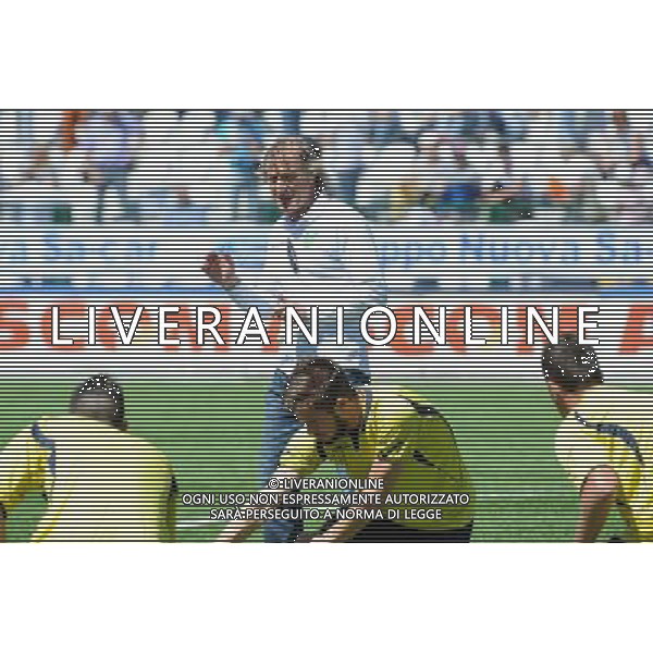 Vercelli 4-05-2014 Stadio Silvio Piola Campionato Lega PRO Prima Divisione girone A - 30Â° giornata Pro Vercelli - Carrarese nella foto Gianmarco Remondina allenatore della Carrrarese foto Roberto Garavaglia - ag. Aldo Liverani sas