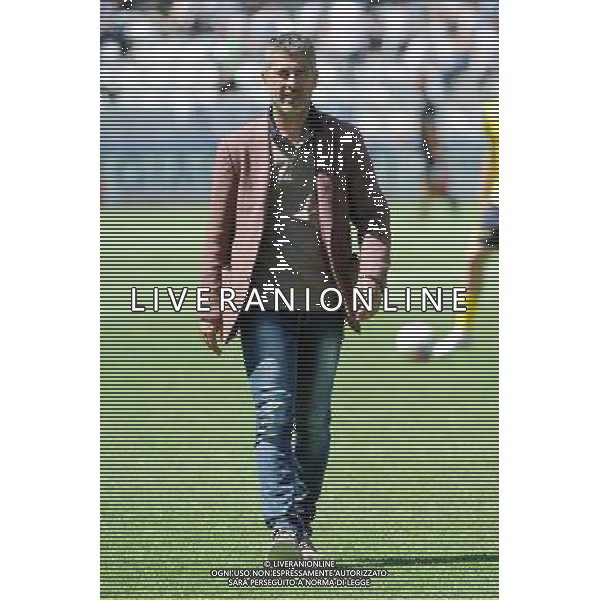 Vercelli 4-05-2014 Stadio Silvio Piola Campionato Lega PRO Prima Divisione girone A - 30Â° giornata Pro Vercelli - Carrarese nella foto Cristiano Scazzola allenatore della Pro Vercelli foto Roberto Garavaglia - ag. Aldo Liverani sas