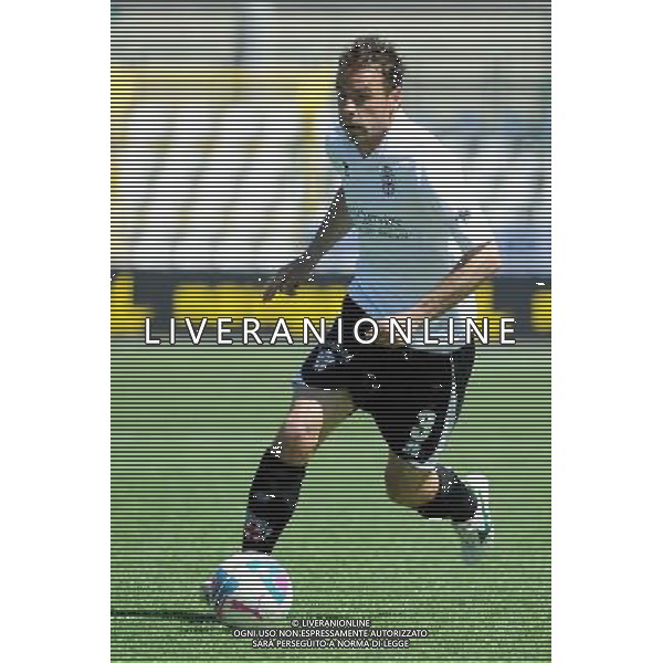 Vercelli 4-05-2014 Stadio Silvio Piola Campionato Lega PRO Prima Divisione girone A - 30Â° giornata Pro Vercelli - Carrarese nella foto Massimiliano Scaglia (Pro Vercelli) foto Roberto Garavaglia - ag. Aldo Liverani sas