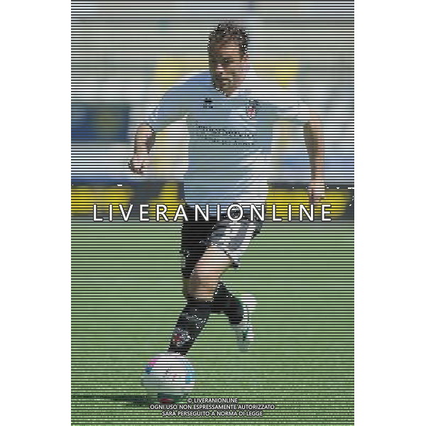 Vercelli 4-05-2014 Stadio Silvio Piola Campionato Lega PRO Prima Divisione girone A - 30Â° giornata Pro Vercelli - Carrarese nella foto Massimiliano Scaglia (Pro Vercelli) foto Roberto Garavaglia - ag. Aldo Liverani sas