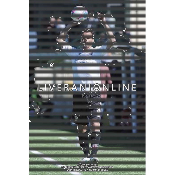 Vercelli 4-05-2014 Stadio Silvio Piola Campionato Lega PRO Prima Divisione girone A - 30Â° giornata Pro Vercelli - Carrarese nella foto Massimiliano Scaglia (Pro Vercelli) foto Roberto Garavaglia - ag. Aldo Liverani sas