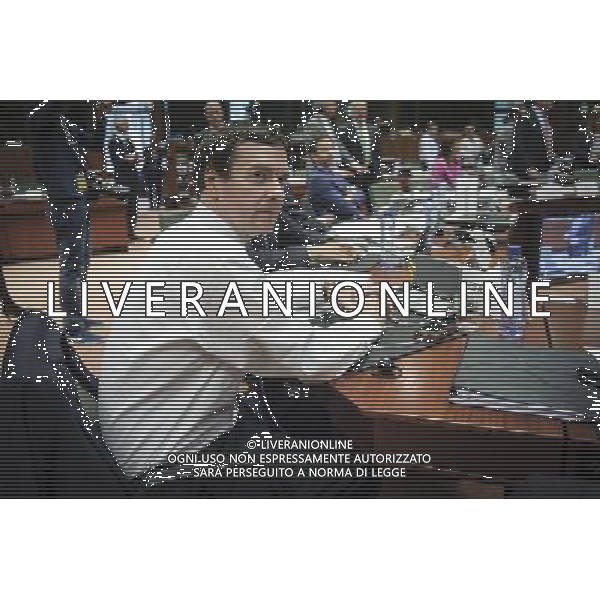 British Chancellor of the Exchequer George Osborne at the start of the Ecofin Finance Ministers meeting at the EU council headquarters in Brussels, Belgium on 06.05.2014 by Wiktor Dabkowski ©photoshot/AGENZIA ALDO LIVERANI SAS - ITALY ONLY - Riunione dei Ministri delle finanze dell\' Ecofin presso la sede del Consiglio dell\'Unione europea a Bruxelles, Belgio 06 maggio 2014 