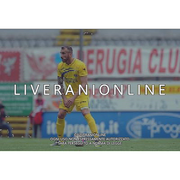 PERUGIA FROSINONE LEGA PRO 04-04-2014 NELLA FOTO BLANCHARD LEONARDO FOTO SETTONCE-AG ALDO LIVERANI SAS