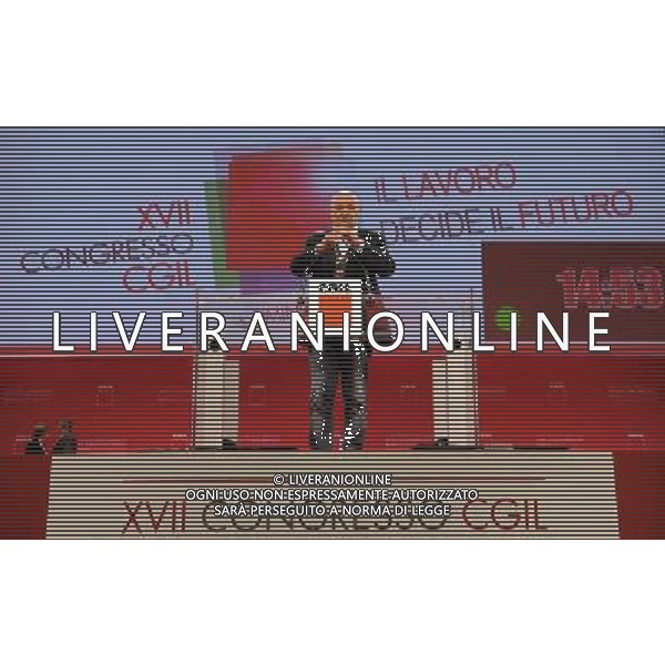 XVII Congresso CGIL 2014 Rimini - 08.05.2014 Nella Foto:Gianni Venturi FIOM Nazionale /Ph.Vitez-Ag. Aldo Liverani