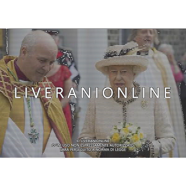 The Queen and The Duke of Edinburgh attended a Service at Chelmsford Cathedral,, as part of the centenary celebrations of Chelmsford Diocese. After the Service, Her Majesty and His Royal Highness met staff and volunteers in the nearby Diocesan Offices\'s AG ALDO LIVERANI SAS ONLY ITALY