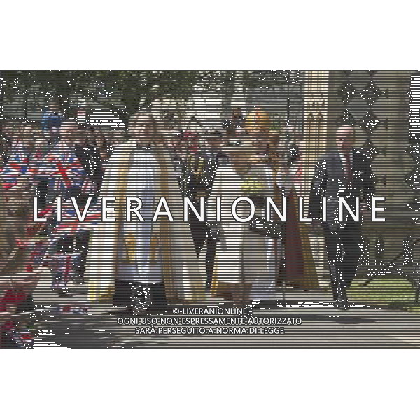 The Queen and The Duke of Edinburgh attended a Service at Chelmsford Cathedral,, as part of the centenary celebrations of Chelmsford Diocese. After the Service, Her Majesty and His Royal Highness met staff and volunteers in the nearby Diocesan Offices\'s AG ALDO LIVERANI SAS ONLY ITALY