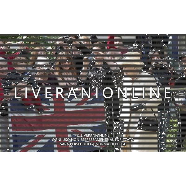 The Queen and The Duke of Edinburgh attended a Service at Chelmsford Cathedral,, as part of the centenary celebrations of Chelmsford Diocese. After the Service, Her Majesty and His Royal Highness met staff and volunteers in the nearby Diocesan Offices\'s AG ALDO LIVERANI SAS ONLY ITALY
