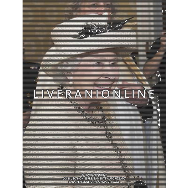 The Queen and The Duke of Edinburgh attended a Service at Chelmsford Cathedral,, as part of the centenary celebrations of Chelmsford Diocese. After the Service, Her Majesty and His Royal Highness met staff and volunteers in the nearby Diocesan Offices\'s AG ALDO LIVERANI SAS ONLY ITALY