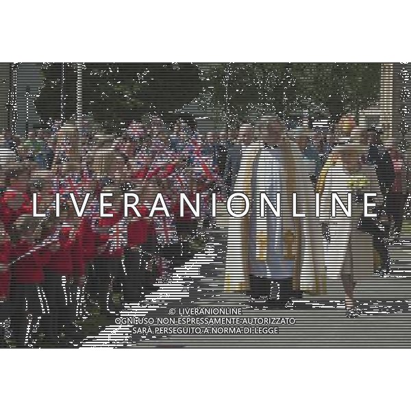 The Queen and The Duke of Edinburgh attended a Service at Chelmsford Cathedral,, as part of the centenary celebrations of Chelmsford Diocese. After the Service, Her Majesty and His Royal Highness met staff and volunteers in the nearby Diocesan Offices\'s AG ALDO LIVERANI SAS ONLY ITALY